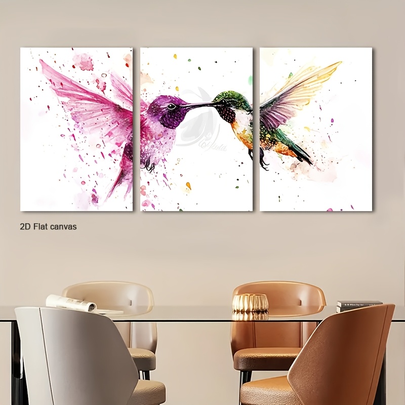 Canvas Wrap Ready - Lienzo sin Marco, 3 Piezas, Arte