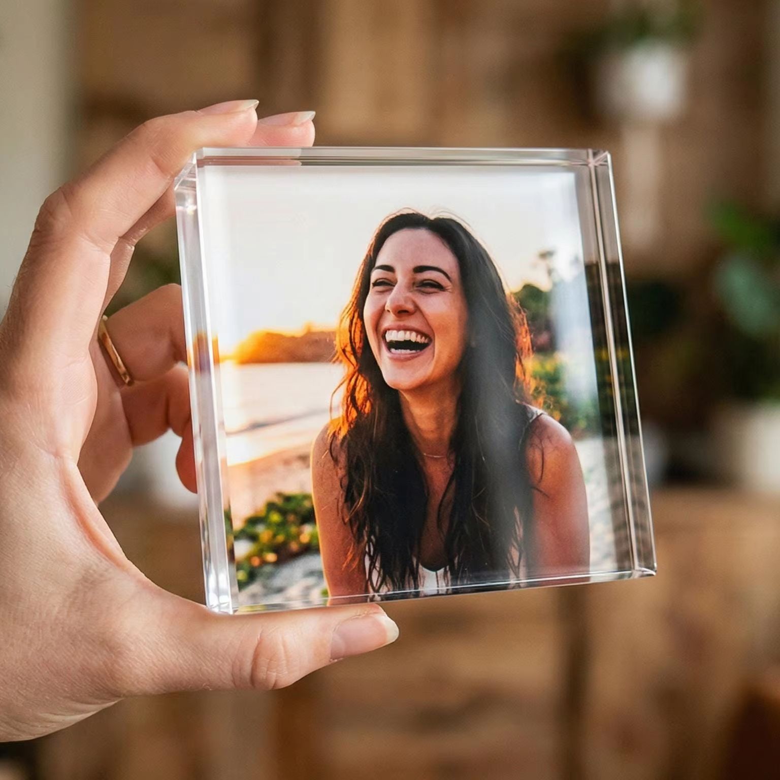 Bloque de Fotos de Amistad Per - Photo Acrylic Block reseña y precio
