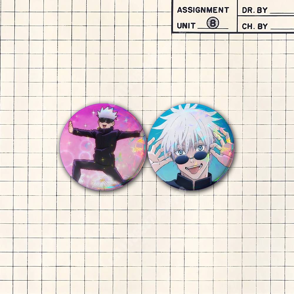 Juego de 2 Botones Decorativos - Button Badge Blank reseña y precio