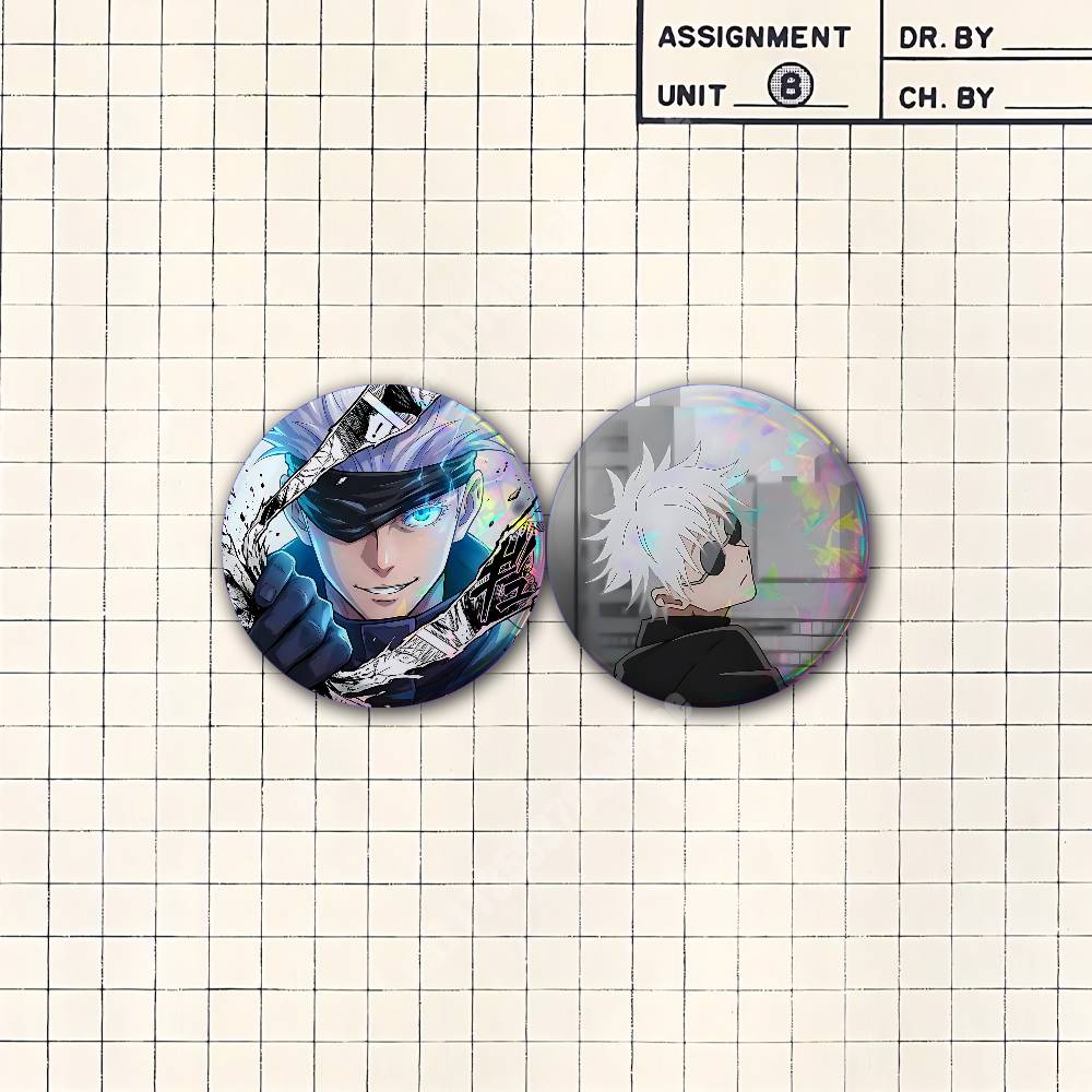 Juego de 2 Botones Decorativos - Button Badge Blank reseña y precio