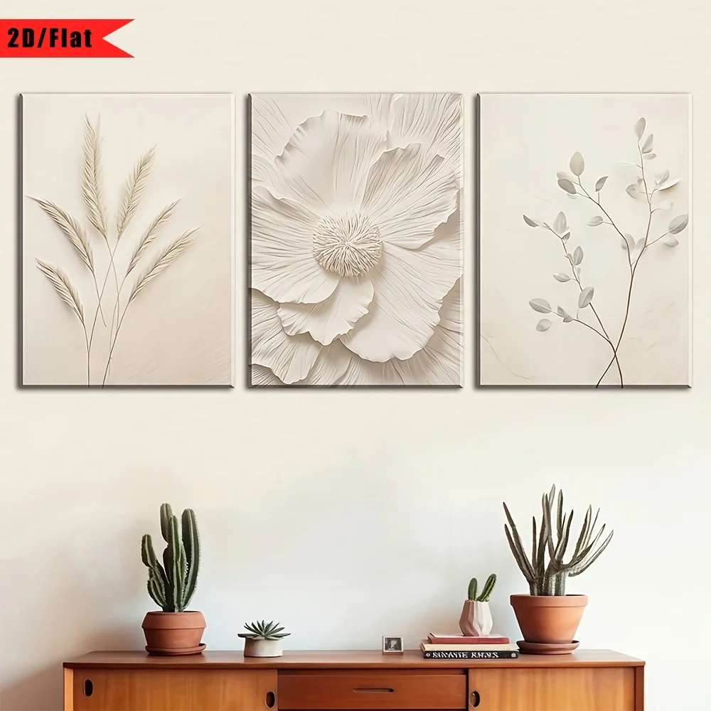 Lienzo plano 2D, 3 piezas, lie - Canvas Wrap Ready reseña y precio