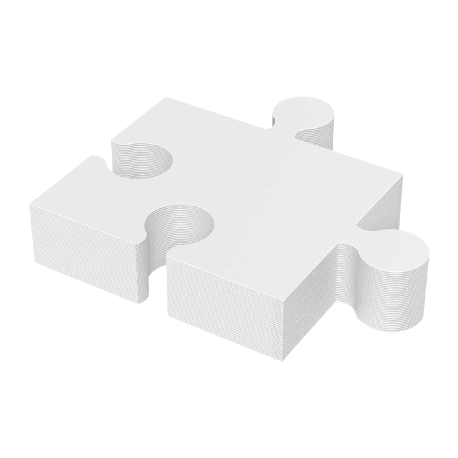 Juego de Rompecabezas de Cartó - Puzzle Blank White reseña y precio